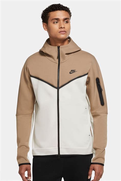 nike tech creme|nike tech fleece brown white.